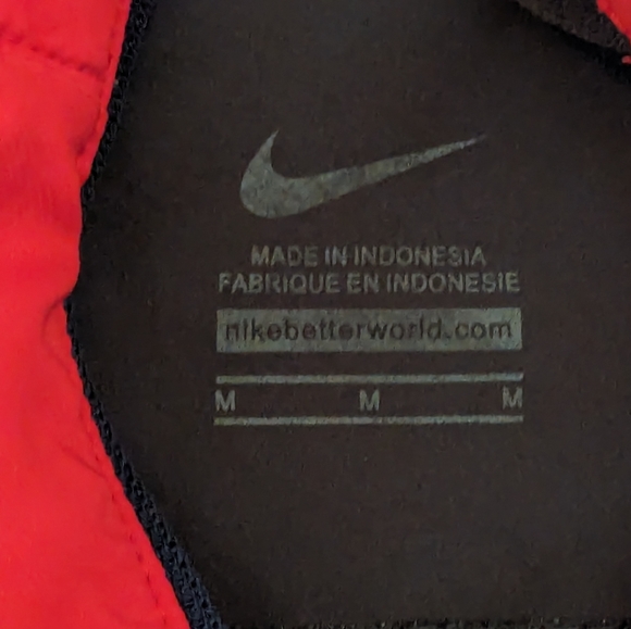 Boston Red Sox Nike 1/4 Pullover Medium Red and Blue Jacket Good Condition - Picture 4 of 5